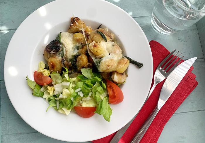 Champignon Spinazie Gnocchi