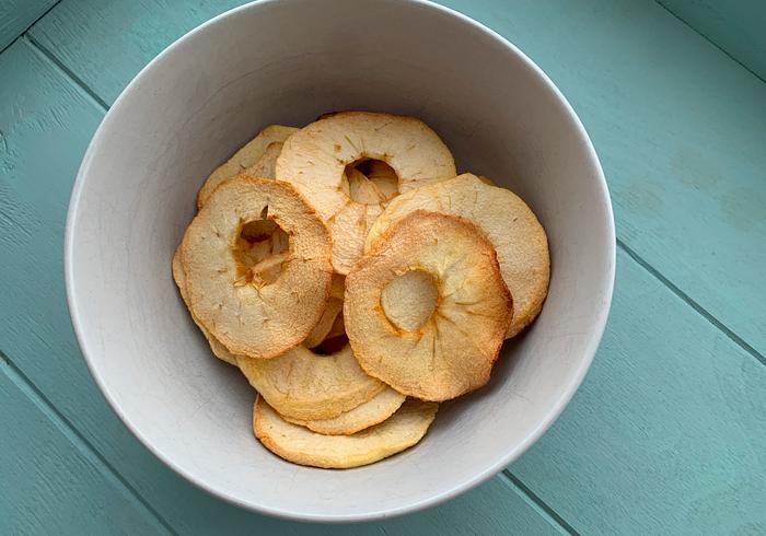 Vers gedroogde appeltjes