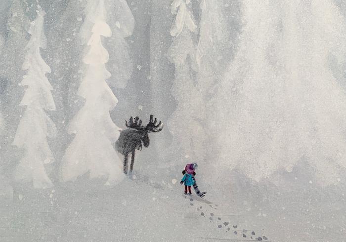 Ergens in de sneeuw