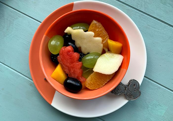 Een herfstfruit-salade