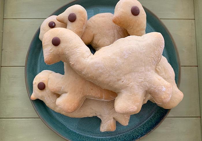 We bakken gansjes van brood