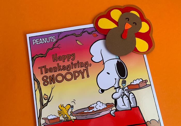 Een leuke Thanksgiving boekenlegger