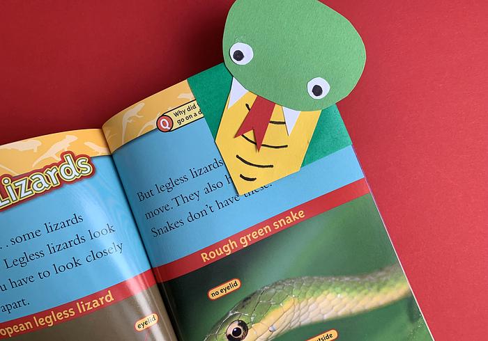 Maak een coole boekenlegger