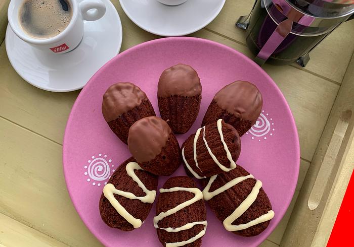 Franse Chocolade Madeleines