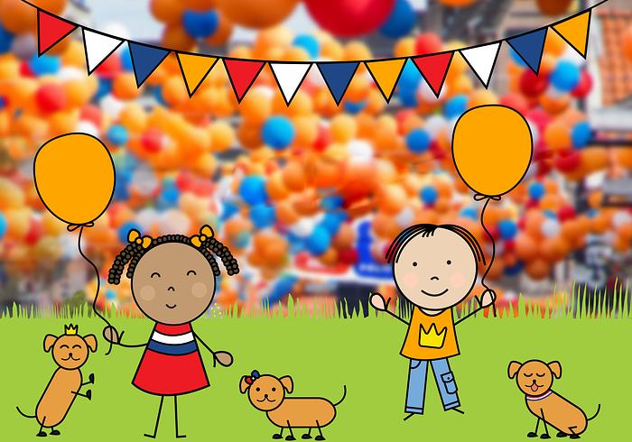 Vandaag is het Koningsdag