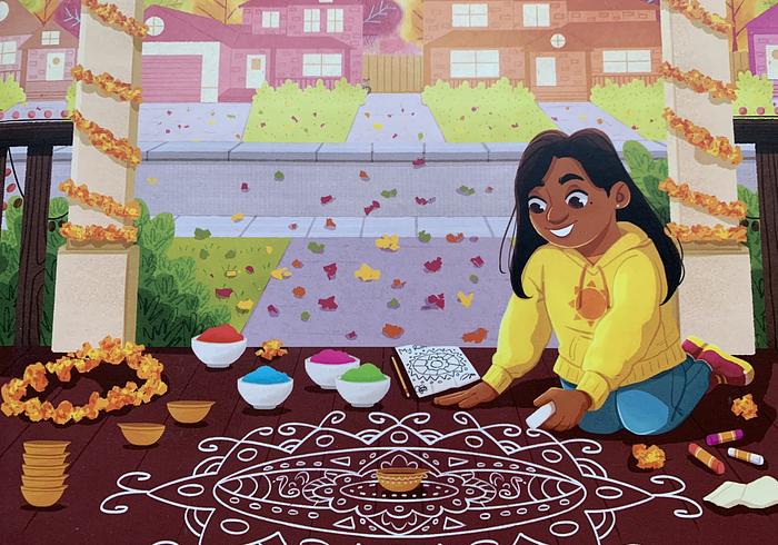 Divali in my new home