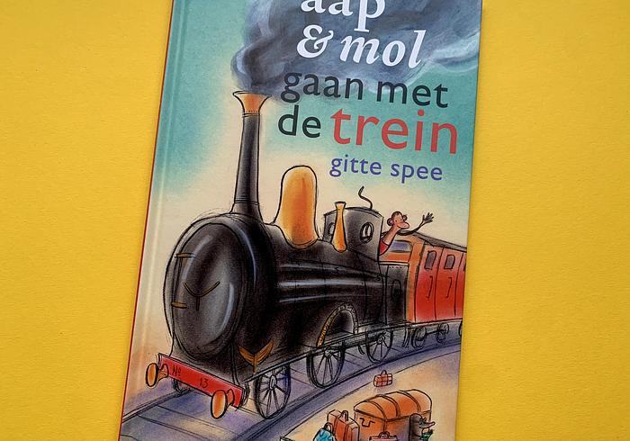 Aap & Mol gaan met de trein