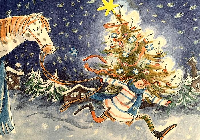 Pippi Langstrumpf feiert Weihnachten