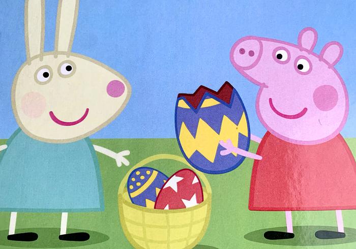 Peppa's easter egg hunt