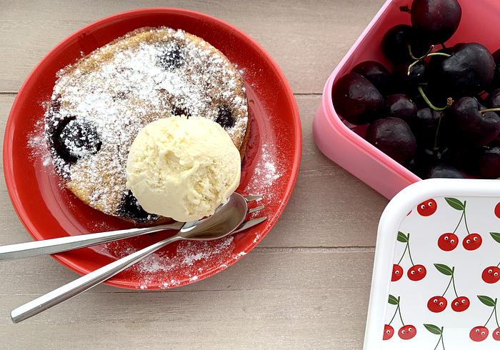 Mini-kersen clafoutis