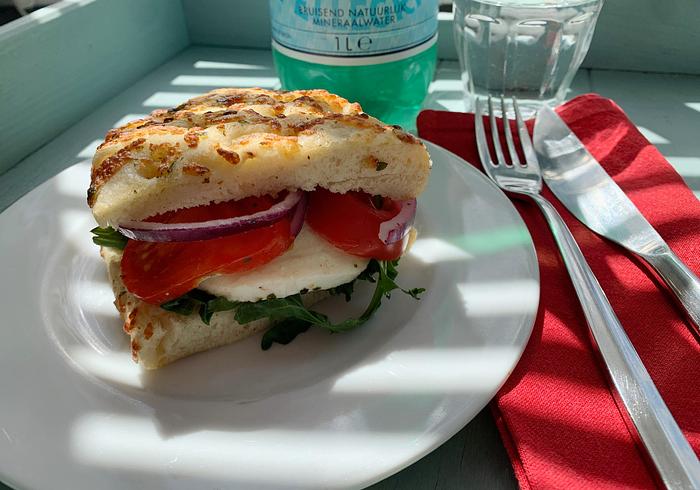 Een broodje Caprese