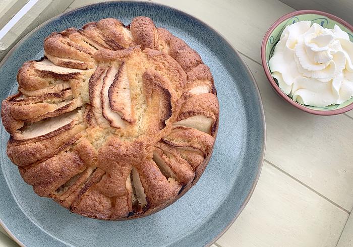 Een lekker verse appelcake