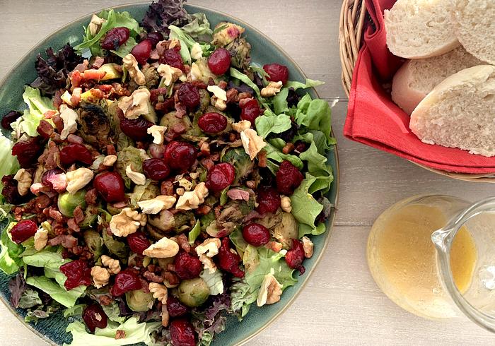 Bacon & spruitjes salade