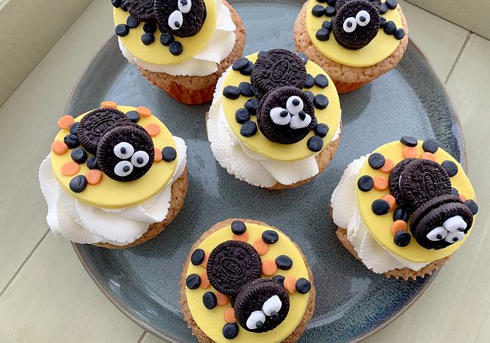 Spinnen cupcakes