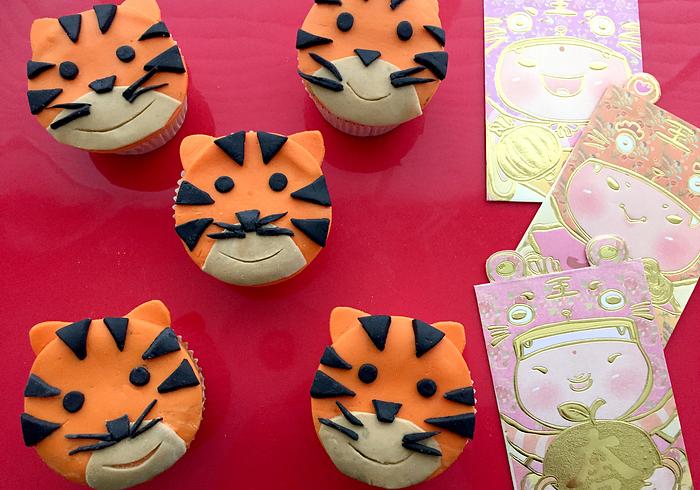Tijgercupcakes