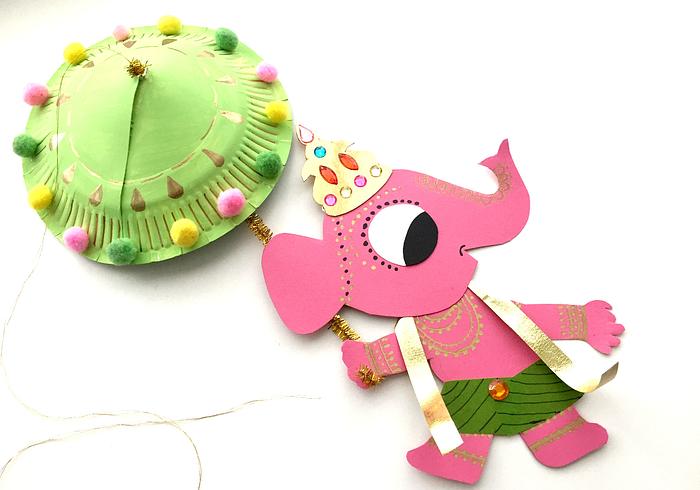 We maken een Ganesha decoratie