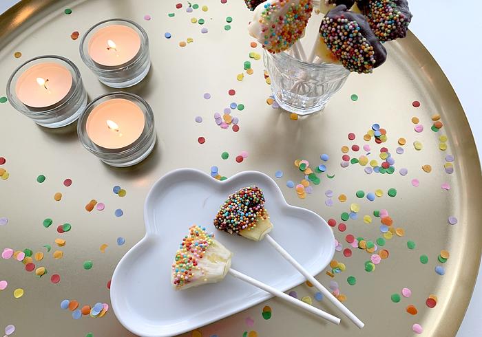 Colourful Pinapple Lollipops
