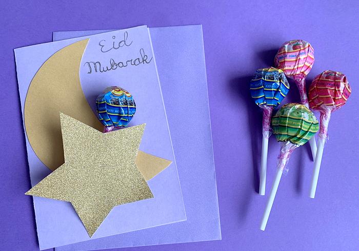 Een wenskaart voor Eid al Fitr