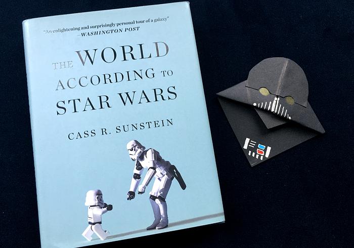 Een Darth Vader boekenlegger