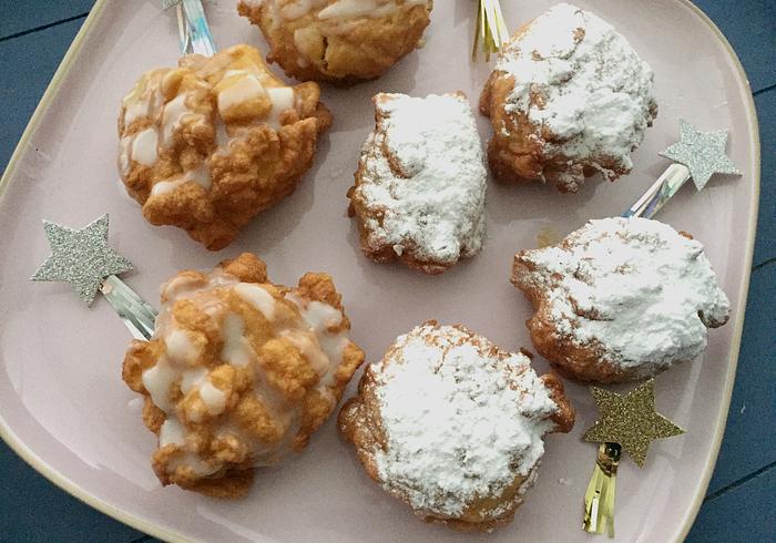 Engelse apple fritters