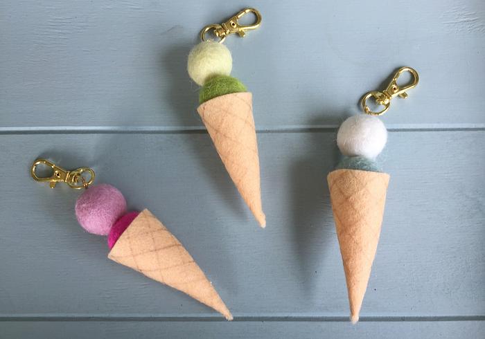 Zomerse sleutelhangers