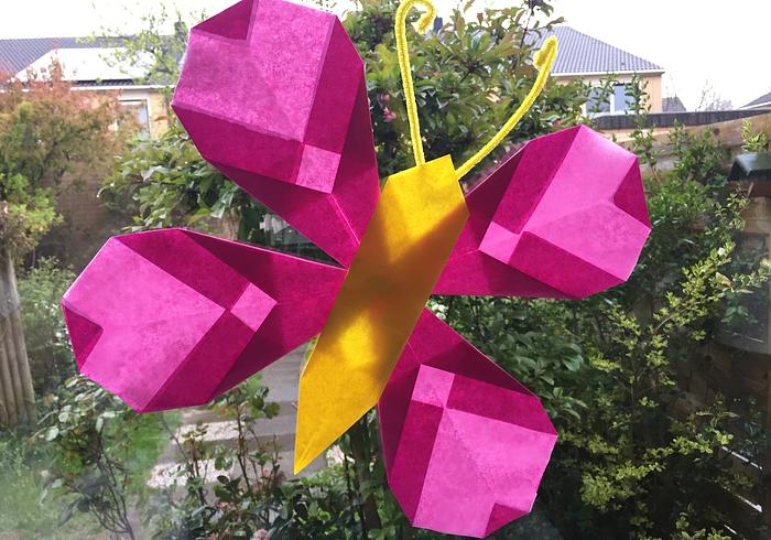 Zon en vlinders