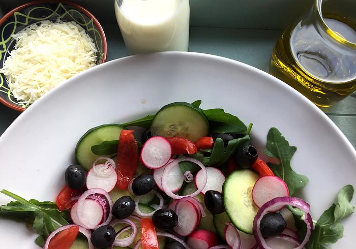 Een Italiaanse salade