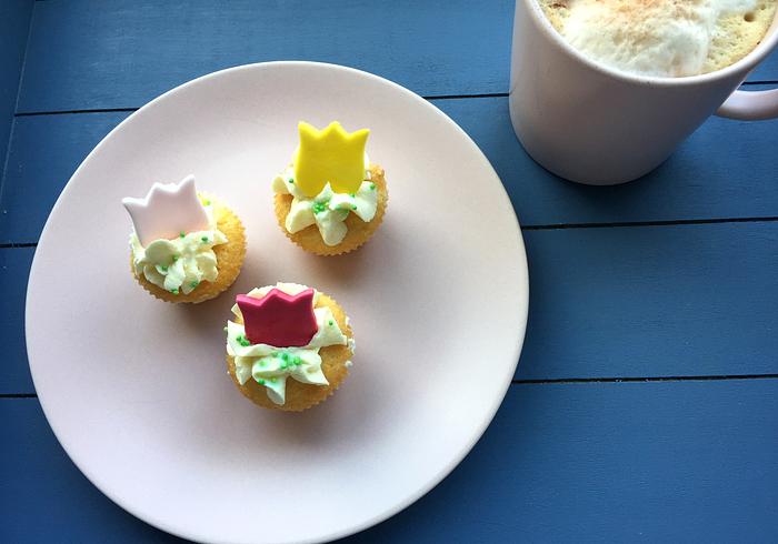 Lente cupcakes