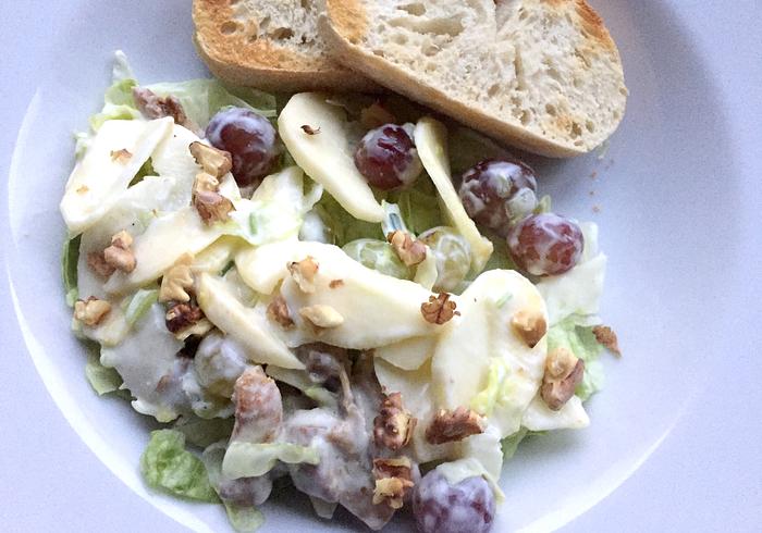 Een New York kip & appelsalade