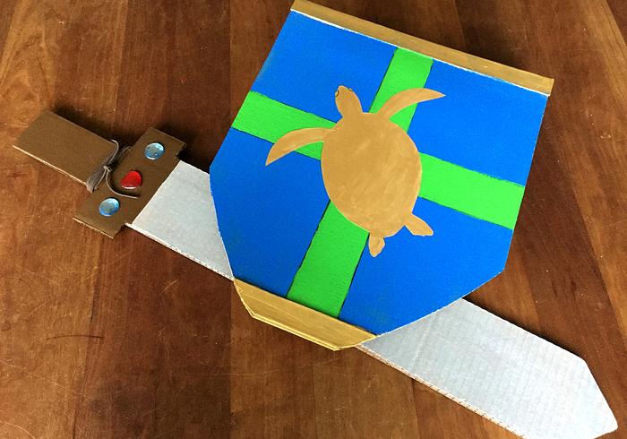 Vandaag maken we een schild