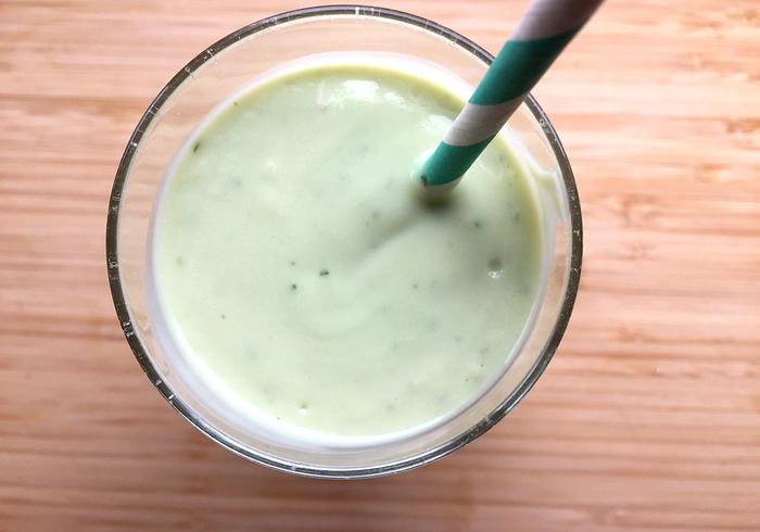 Een avocado smoothie