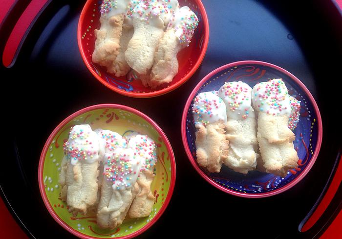 Regenboog-koekjes