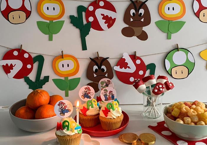 Bak Super Mario Cupcakes