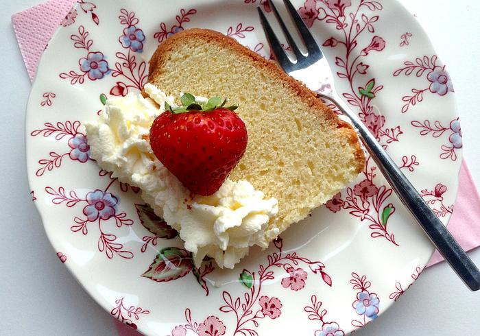 Een eenvoudige citroencake