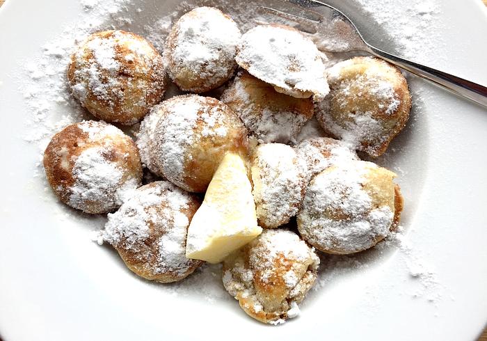 Traditional Dutch Poffertjes