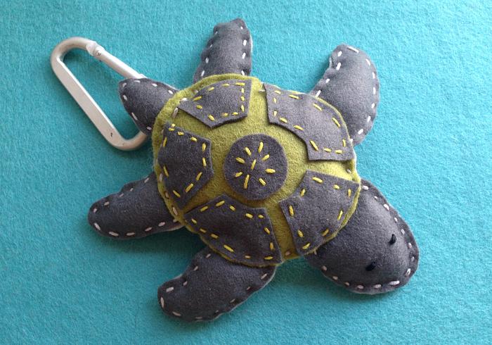 Maak een kleine zeeschildpad