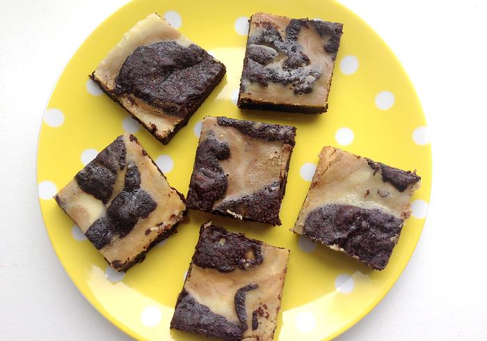 Chocolade-cheesecake-brownies