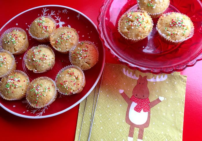 White chocolate muffins