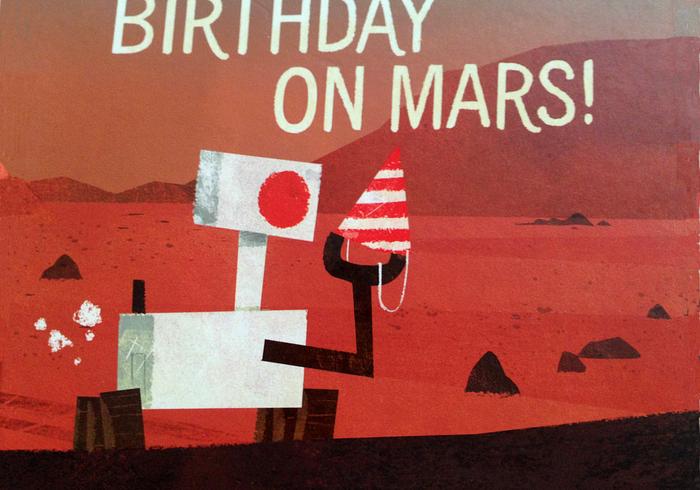 Birthday on Mars, Curiosity is jarig!