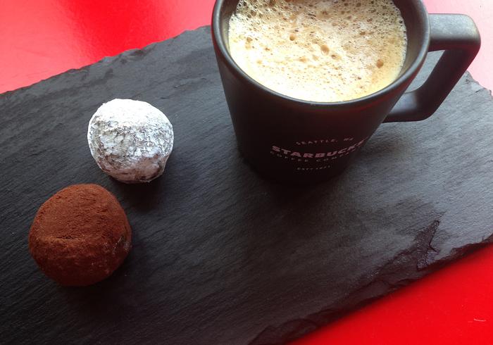 Cappuccino-truffels
