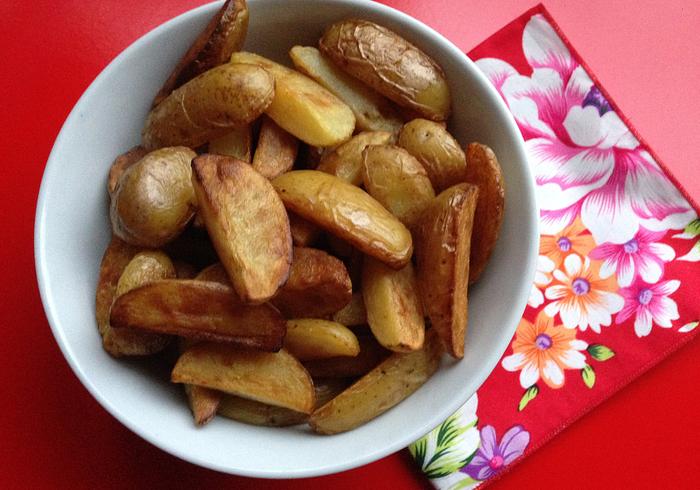 Ovengeroosterde aardappelen