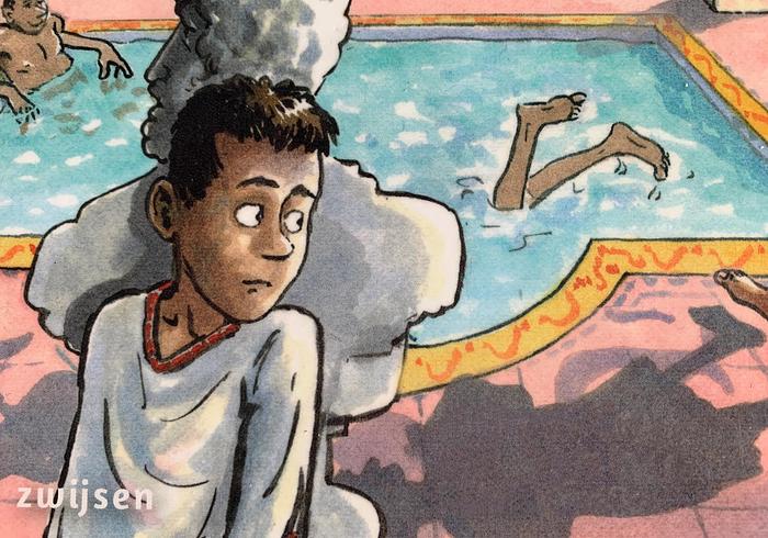 Een dief in het badhuis