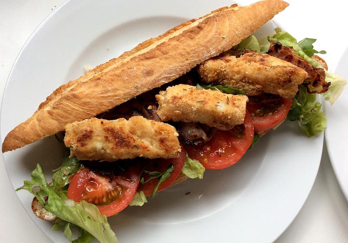 Een verse vis-BLT