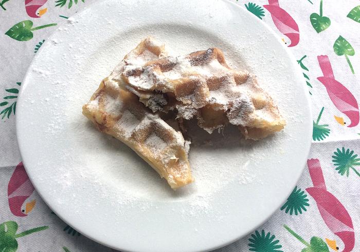 De bladerdeeg wafeltjes