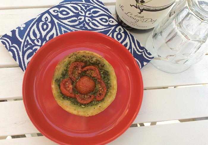 Tomaten-pesto taartjes