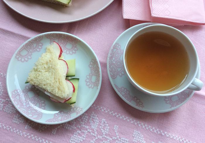 Frisse lente sandwiches