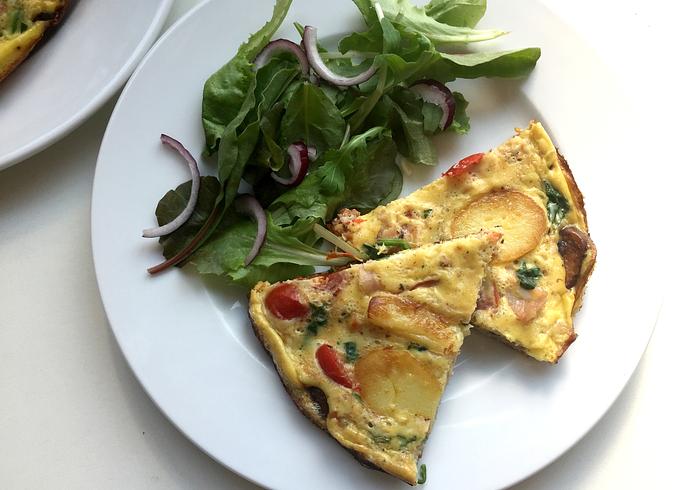 Bak een frittata