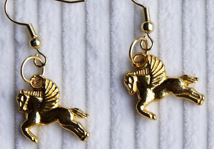 'Gouden' oorbellen