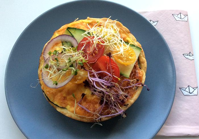 Vegetarische mini-quiches