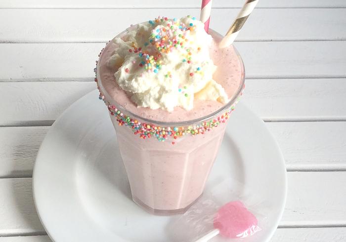 Een Eenhoorn-milkshake